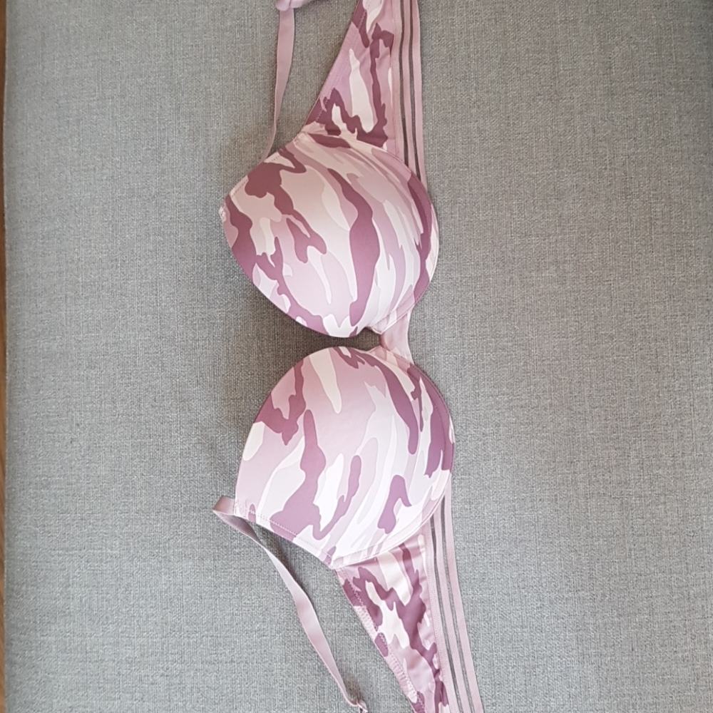 La senza pink camo bra 38C